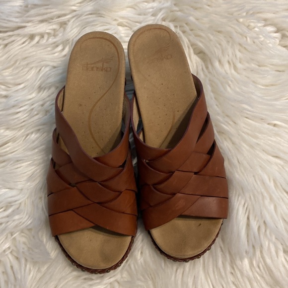 DANSKO Sandals size 38 US 7.5/8 good condition see all photos color brown - Picture 4 of 16